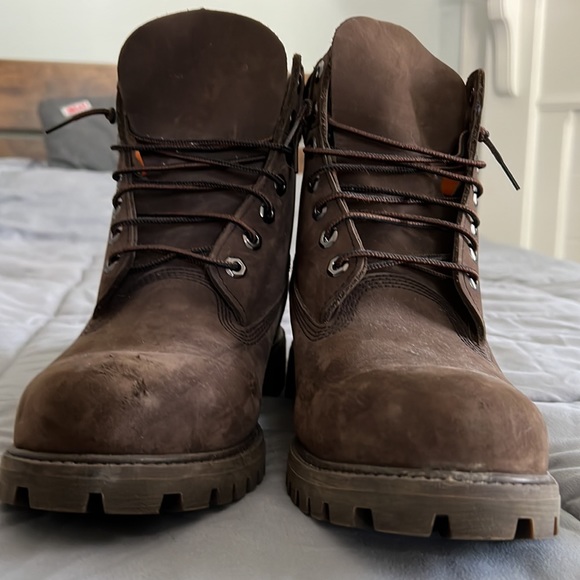 Men’s Timberland boots, dark brown size 10 - Picture 7 of 7